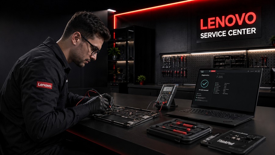 Мини-ПК Lenovo в сервисном центре