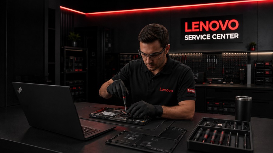 Материнская плата Lenovo в сервисном центре