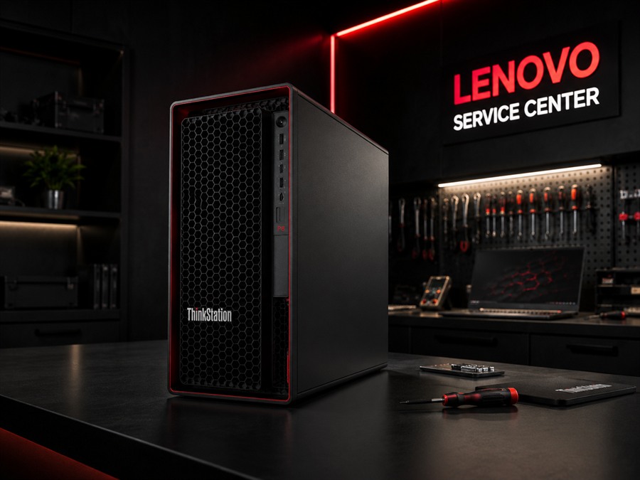 Игровой ПК Lenovo в сервисном центре