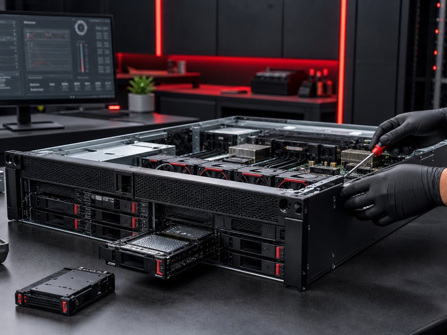 Диагностика сервера Lenovo в сервисном центре